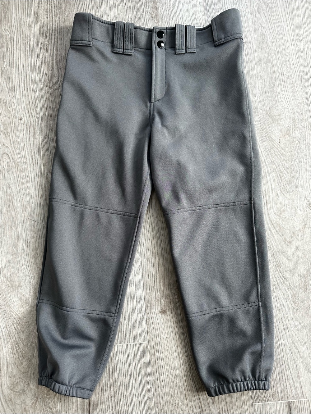 Mizuno Style 350150 Women’s Belted Softball Pants Grey Small Fastpitch Knicker